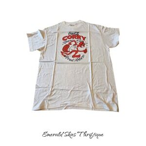 Vintage coca cola 81 beaver road race single stitch tshirt lee foster free ship